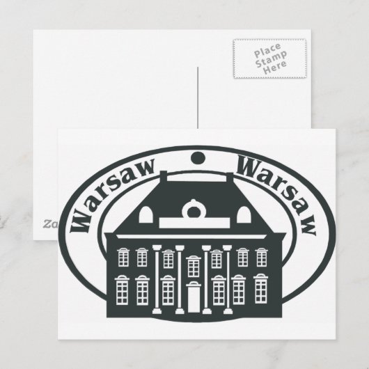 Carte Postale Varsovie (Devant / Derrière)