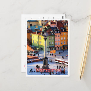 Carte Postale Varsovie - Colonne Sigismond - Pologne -