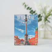 Carte Postale Varsovie, l'étoile montante de l'Europe de l'Est (Debout devant)