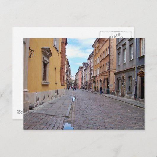 Carte Postale Varsovie, Pologne (Devant / Derrière)