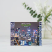 Carte Postale Varsovie, Pologne, Joyeux Noël, (Debout devant)