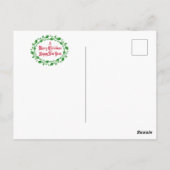 Carte Postale Varsovie, Pologne, Joyeux Noël, (Dos)