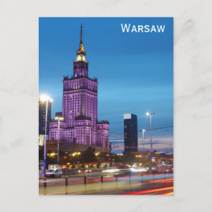 Carte Postale Varsovie Pologne Photo de voyage