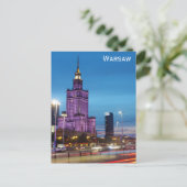 Carte Postale Varsovie Pologne Photo de voyage (Debout devant)