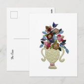 Carte Postale Vase 2 (Devant / Derrière)