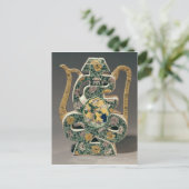 Carte Postale Vase à vin en forme de caractère "shou" (Debout devant)