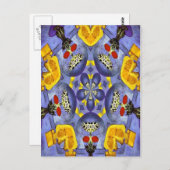 Carte Postale Vase Abstraite (Devant / Derrière)