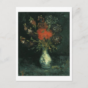Carte Postale Vase aux fleurs, Van Gogh Art