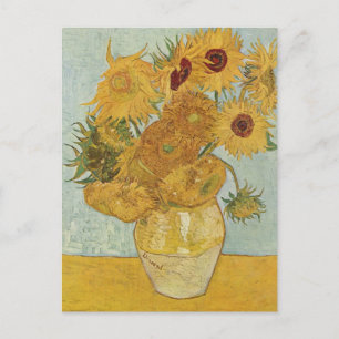 Carte Postale Vase avec 12 tournesols - Vincent Van Gogh (1888)