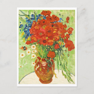 Carte Postale Vase avec Cornflowers et Poppies, Van Gogh
