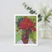Carte Postale Vase avec Cornflowers et Poppies, Van Gogh (Debout devant)