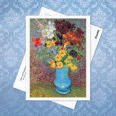 Carte Postale Vase avec Daisies Anemones Vincent van Gogh
