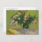 Carte postale Vase avec des Oleanders & Livres de  (Devant / Derrière)