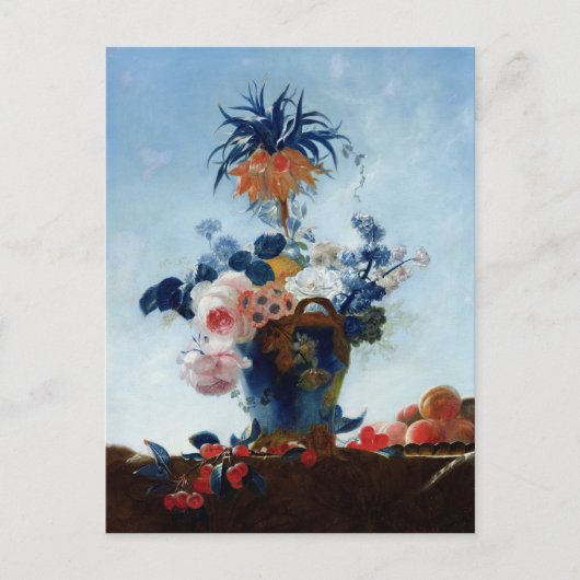 Carte Postale Vase avec fleurs (Devant)