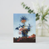Carte Postale Vase avec fleurs (Debout devant)