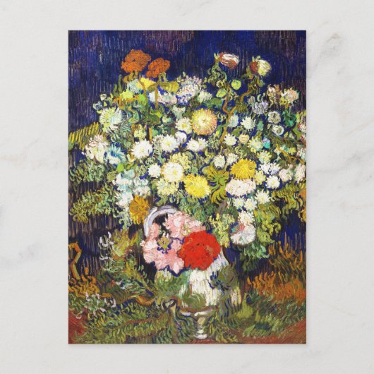 Carte Postale Vase avec Fleurs Vincent van Gogh fine art (Devant)