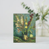 Carte Postale Vase avec Gladioli (F248a) Van Gogh Art (Debout devant)