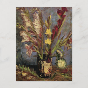 Carte Postale Vase avec Gladioli par Vincent van Gogh