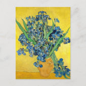 Carte Postale Vase avec Irises, Vincent Van Gogh (Devant)