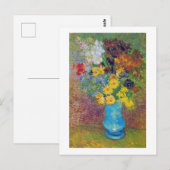 Carte Postale Vase avec marguerites et anémones, Van Gogh (Devant / Derrière)