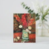Carte Postale Vase avec Red Gladioli, Van Gogh Art (Debout devant)