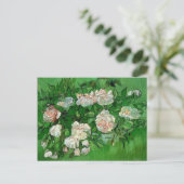 Carte Postale Vase avec roses roses Vincent van Gogh (Debout devant)
