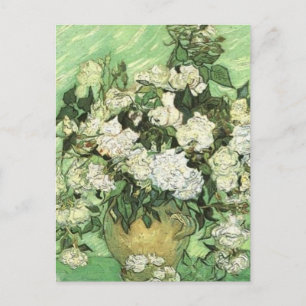 Carte Postale Vase avec Roses - Van Gogh