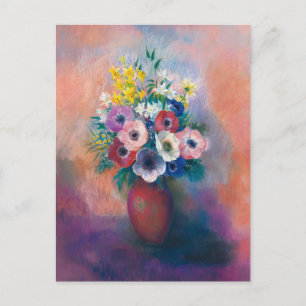 Carte Postale Vase D’anémones   Odilon Redon