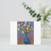 Carte Postale Vase de Chrysanthemums Claude Monet (Debout devant)