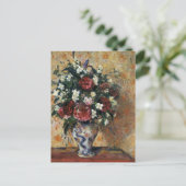 Carte Postale Vase de fleurs (Debout devant)