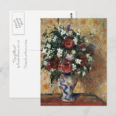 Carte Postale Vase de fleurs (Devant / Derrière)