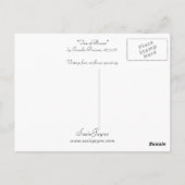 Carte Postale Vase de fleurs (Dos)