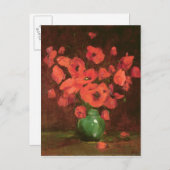 Carte Postale Vase de fleurs 2 (Devant / Derrière)