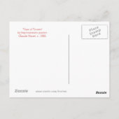 Carte Postale Vase de fleurs Art de Claude Monet (Dos)