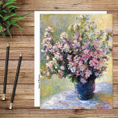 Carte Postale Vase de fleurs Claude Monet