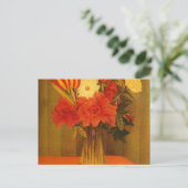 Carte Postale Vase de fleurs de Henri Rousseau (Debout devant)