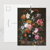 Carte Postale Vase de fleurs | Jan Davidsz de Heem (Devant / Derrière)