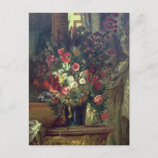 Carte Postale Vase de fleurs sur une console, 1848-49 (Devant)