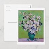 Carte Postale Vase de Roses, Vincent van Gogh (Devant / Derrière)
