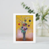 Carte Postale Vase des fleurs de Redon (Debout devant)
