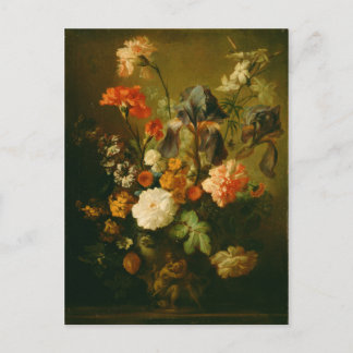 Carte Postale Vase des fleurs par Jan van Huysum