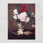 Carte Postale Vase des pivoines Édouard Manet (Devant)
