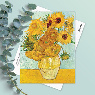 Carte Postale Vase Douze Tournesols Vincent van Gogh