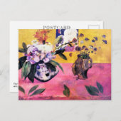 Carte Postale Vase en forme de tête | Paul Gauguin | (Devant / Derrière)