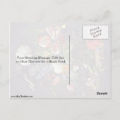 Carte Postale Vase Fleur De De Heem Jan Davidsz (Dos)