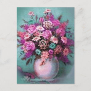 Carte postale Vase Fleurs