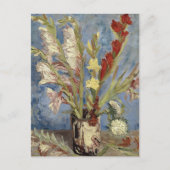 Carte Postale Vase Glaïeuls Asters Vincent van Gogh (Devant)