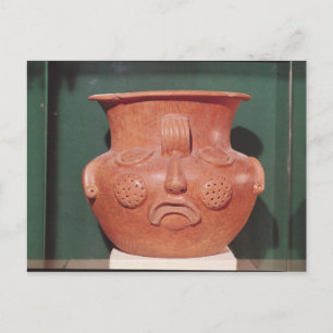Carte Postale Vase Globulaire avec visage, de Kalminaljuy