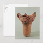 Carte Postale Vase Jomon de la province de Kanto (Devant / Derrière)