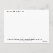 CARTE POSTALE VASE NEO N° 1 (Dos)